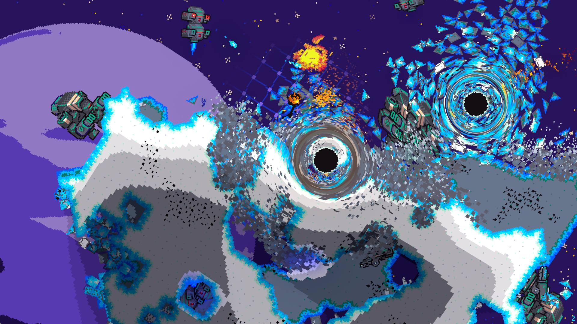 Small black holes destroy the planet.
