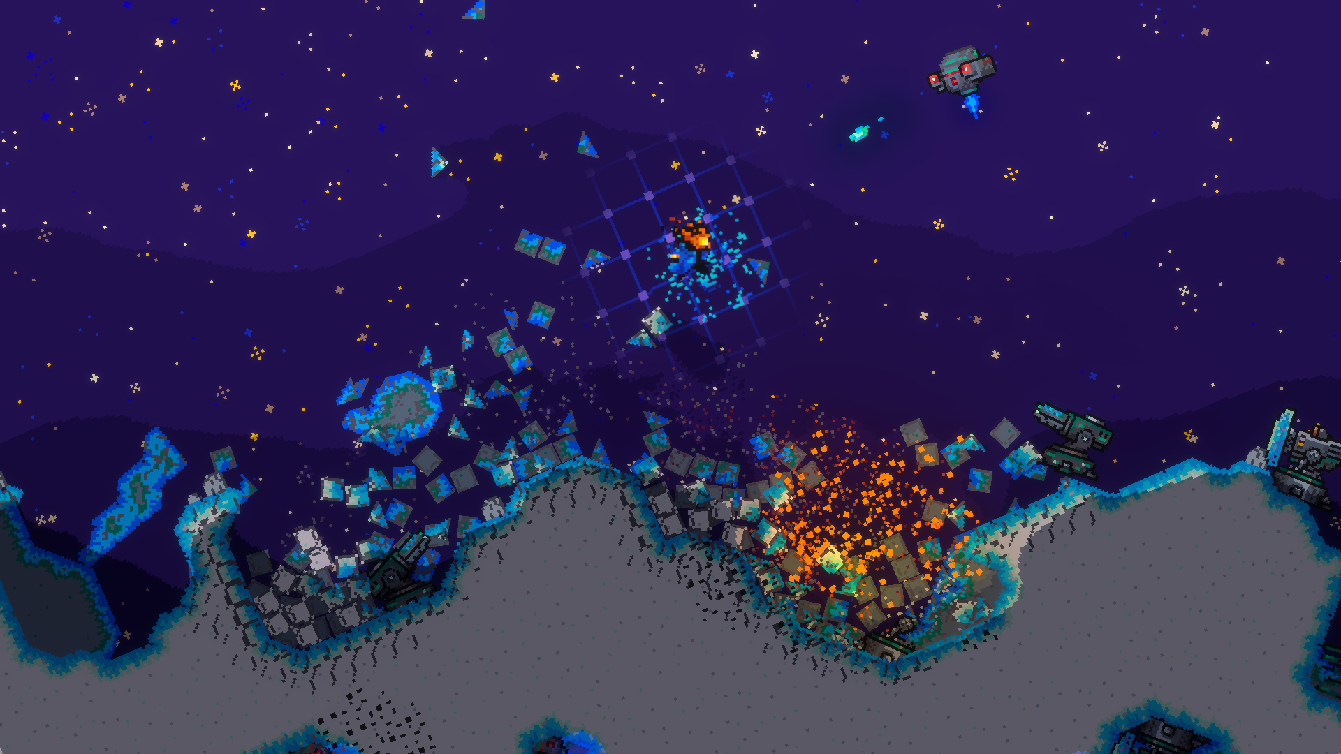 Fighting on an ice planet