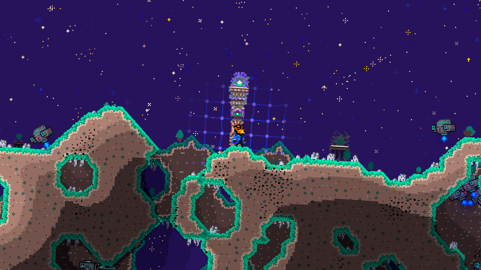 Peaceful view of the grassland biome