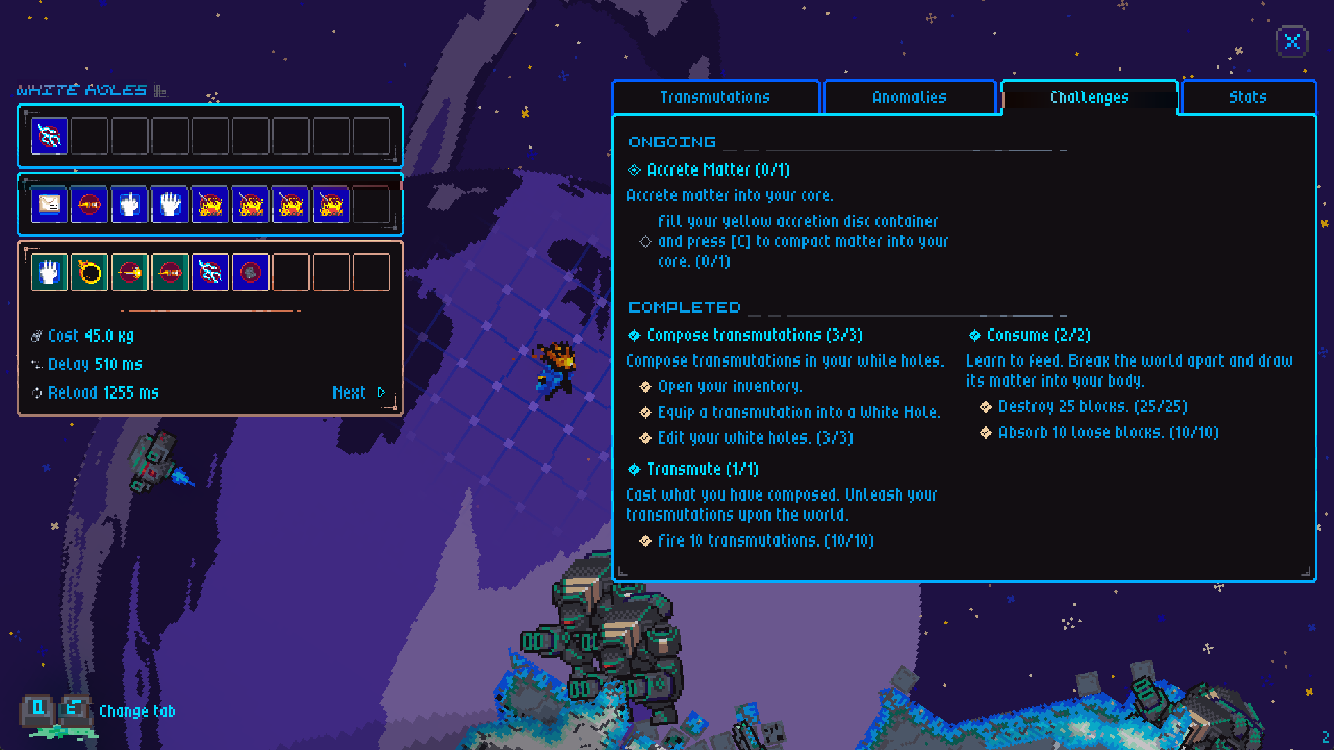 Quest menu